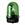 883.200.75 Werma  Rotating Beacon 883  24vDC/AC 4:GREEN IP65 w/Halogen bulb G 6.35 35 W